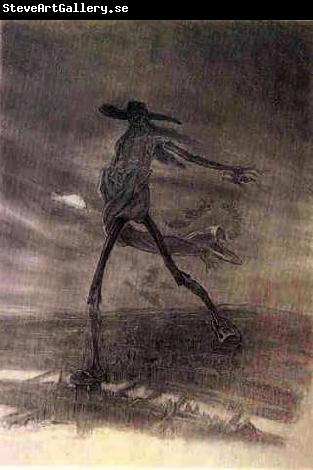 Felicien Rops Satan Sowing Seeds